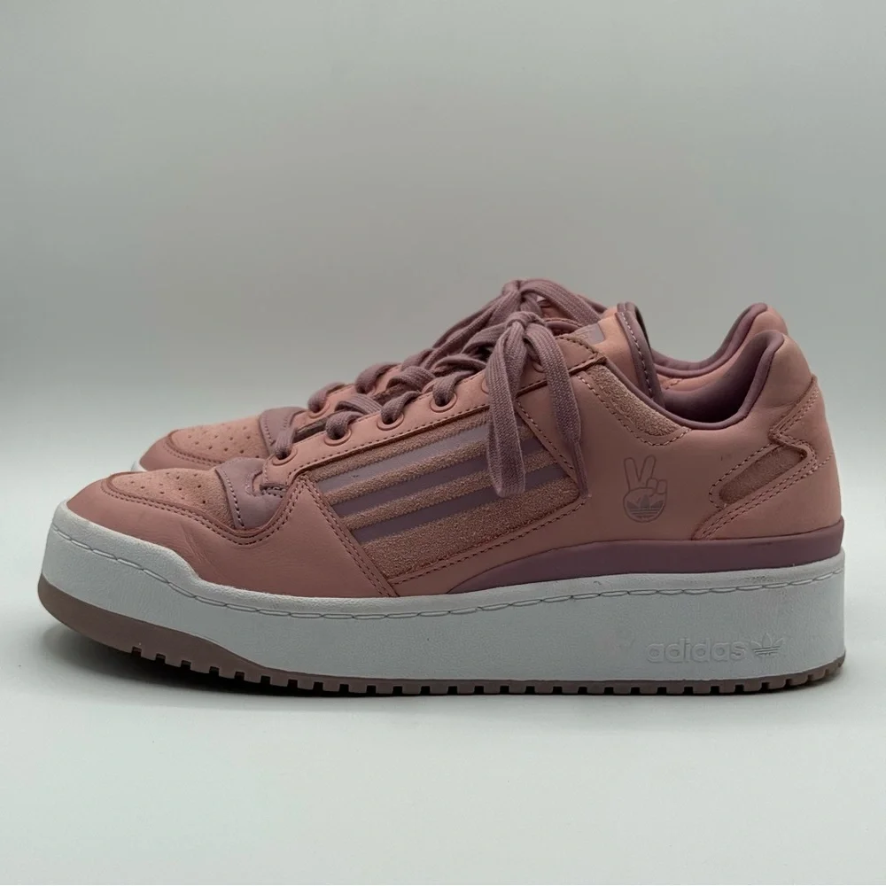 Adidas Forum Low Pink Suede Womens Sneakers Size 10